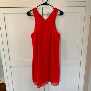 red flowing dress from BCBG!!